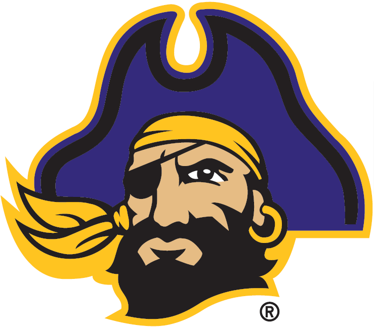 East Carolina Pirates 2014-Pres Secondary Logo diy DTF decal sticker